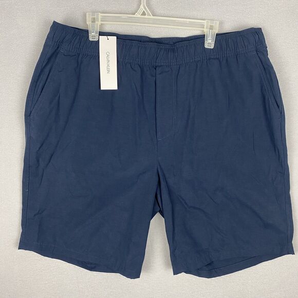 Calvin Klein Men's 2XL Move 365 Stretch Swim Shorts Trunks Blue New With Tags - Picture 1 of 9